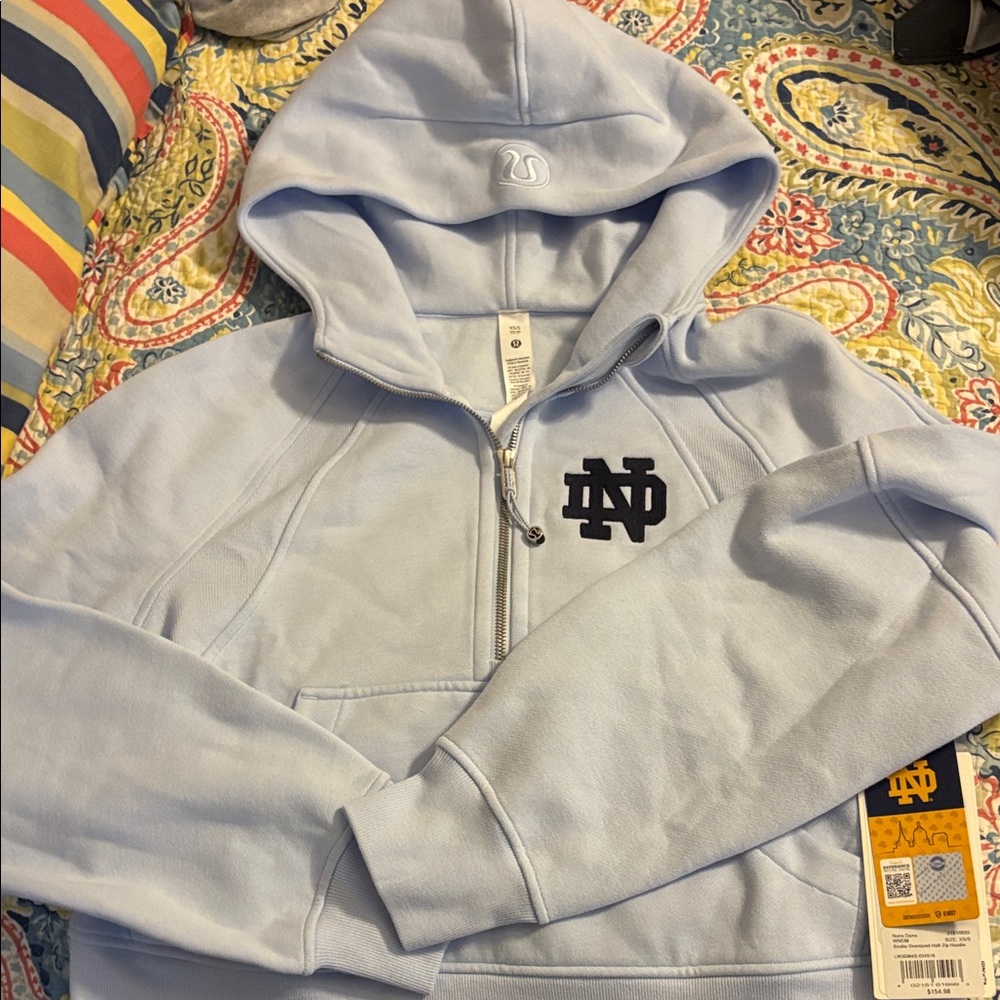lululemon athletica Light Blue Hoodie